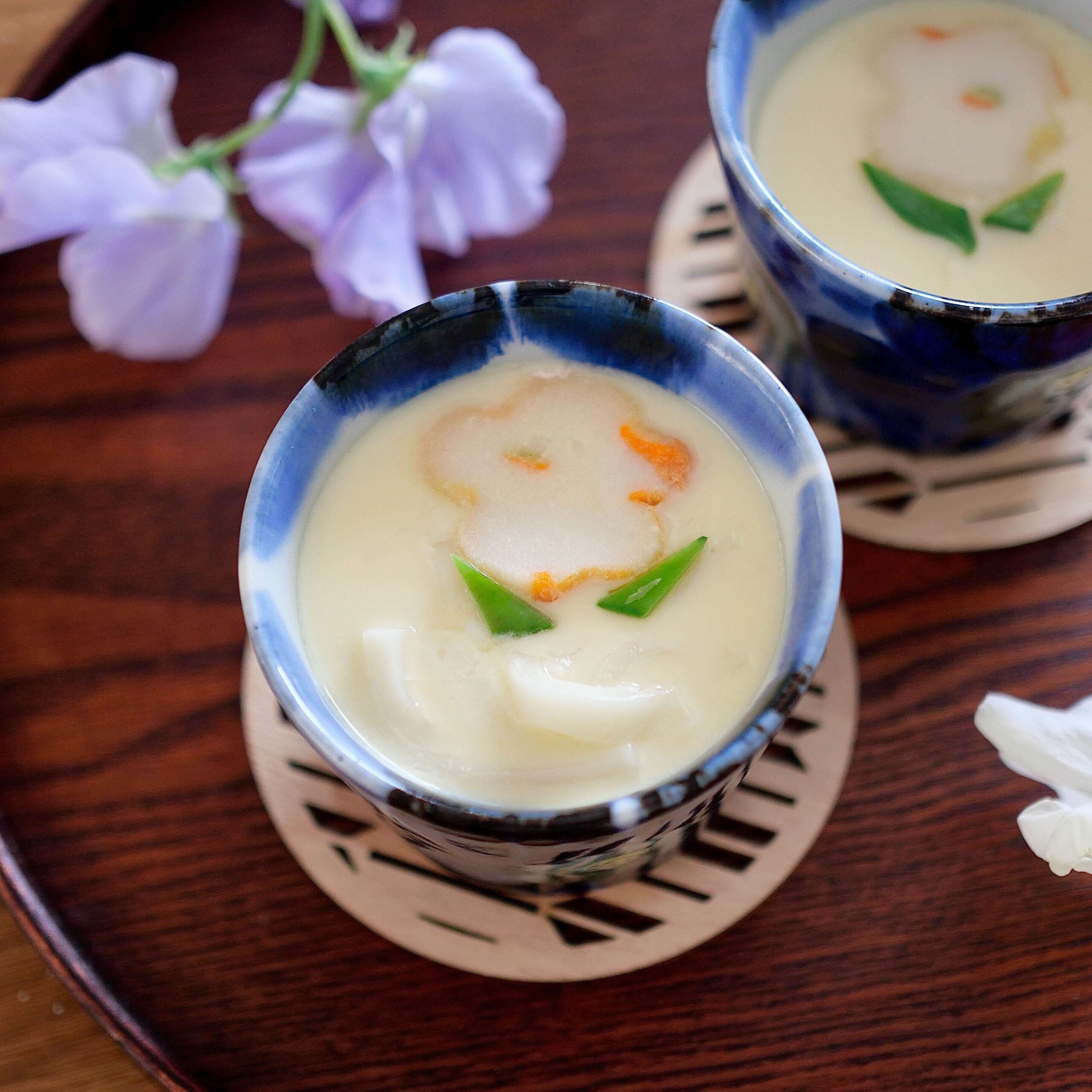離乳食後期 ひな祭りにも じゃがいもの小田巻蒸し Baby Potage