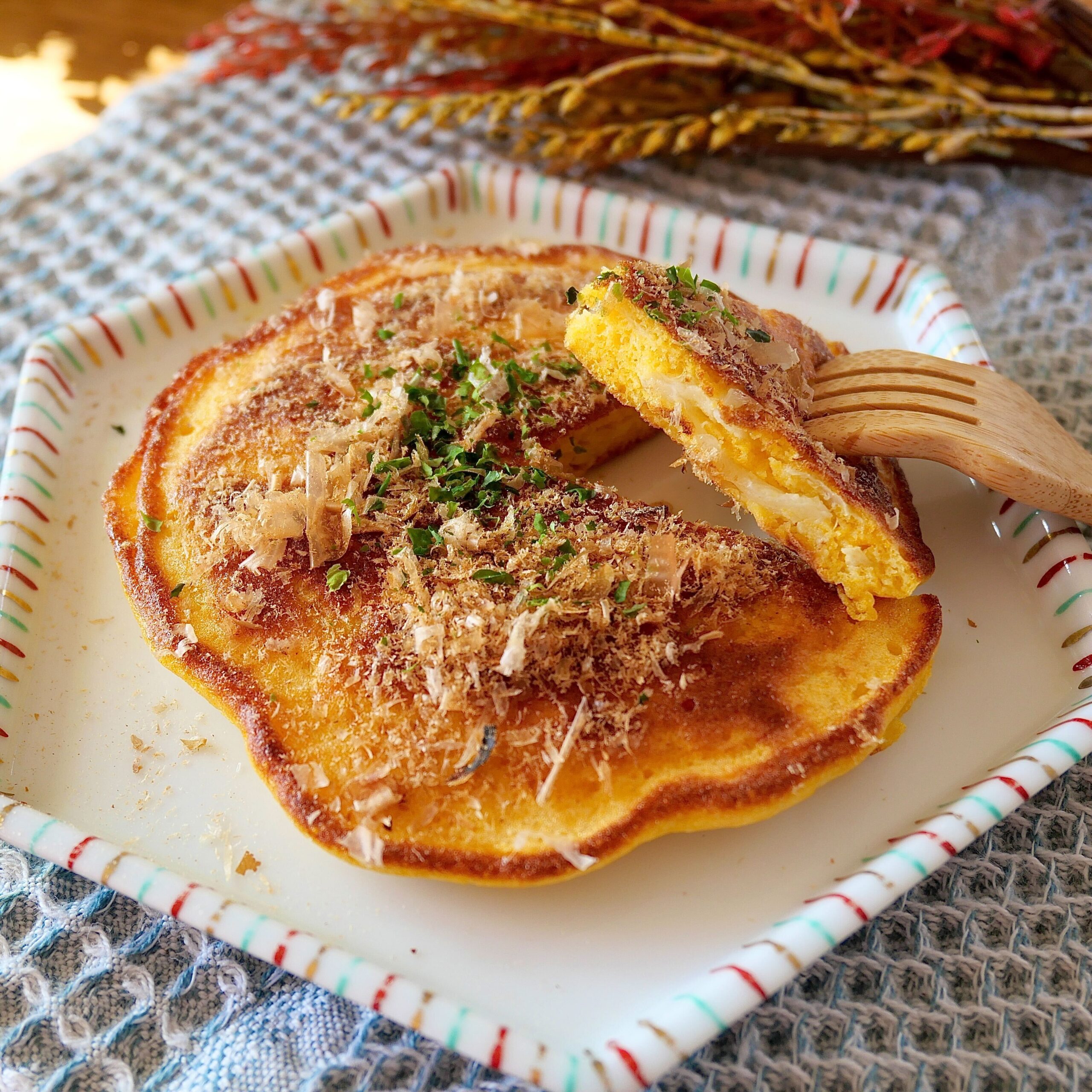 離乳食完了期 かぼちゃと米粉のお好み焼き Baby Potage 離乳食完了期 かぼちゃと米粉のお好み焼き Baby Potage